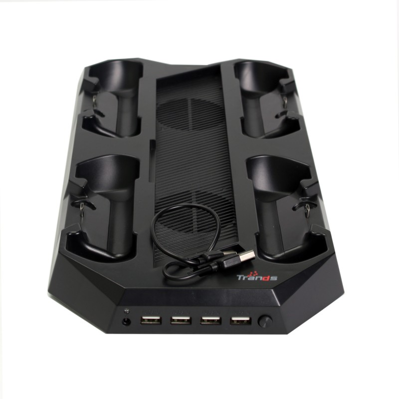 Multi Cooling Fan with USB Charging Hub for PS4 Console & Controllers